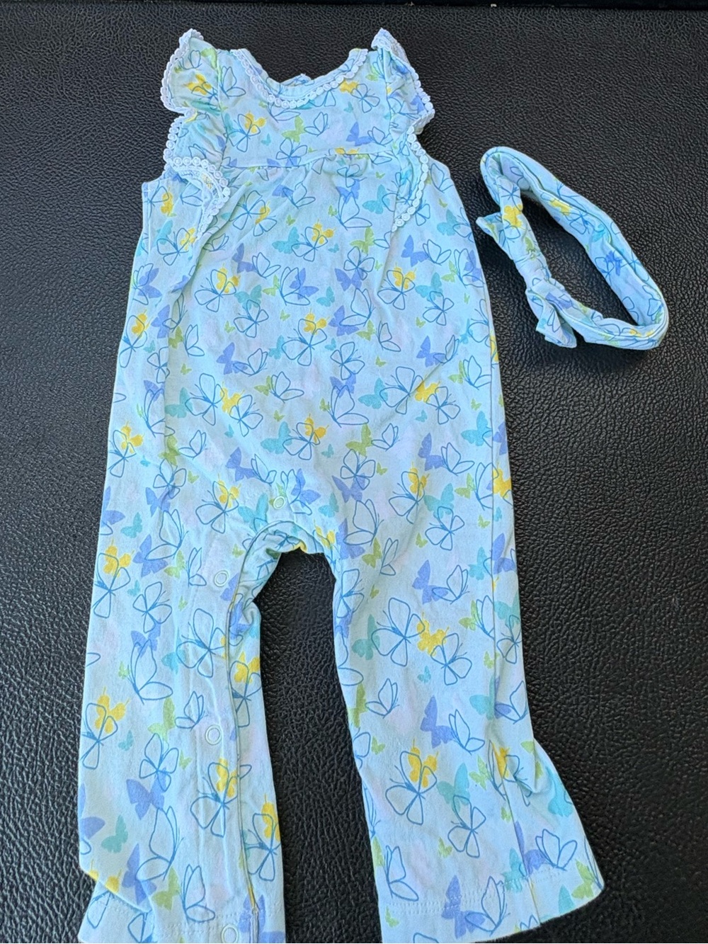 Baby girls butterfly jumpsuit